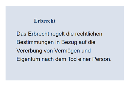 Erbrecht 