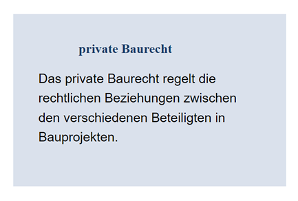 private Baurecht 